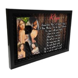 Alphabet Cutout With Frame Size 12x18 Inches , Birthday, Anniversary, etc. - Image 3