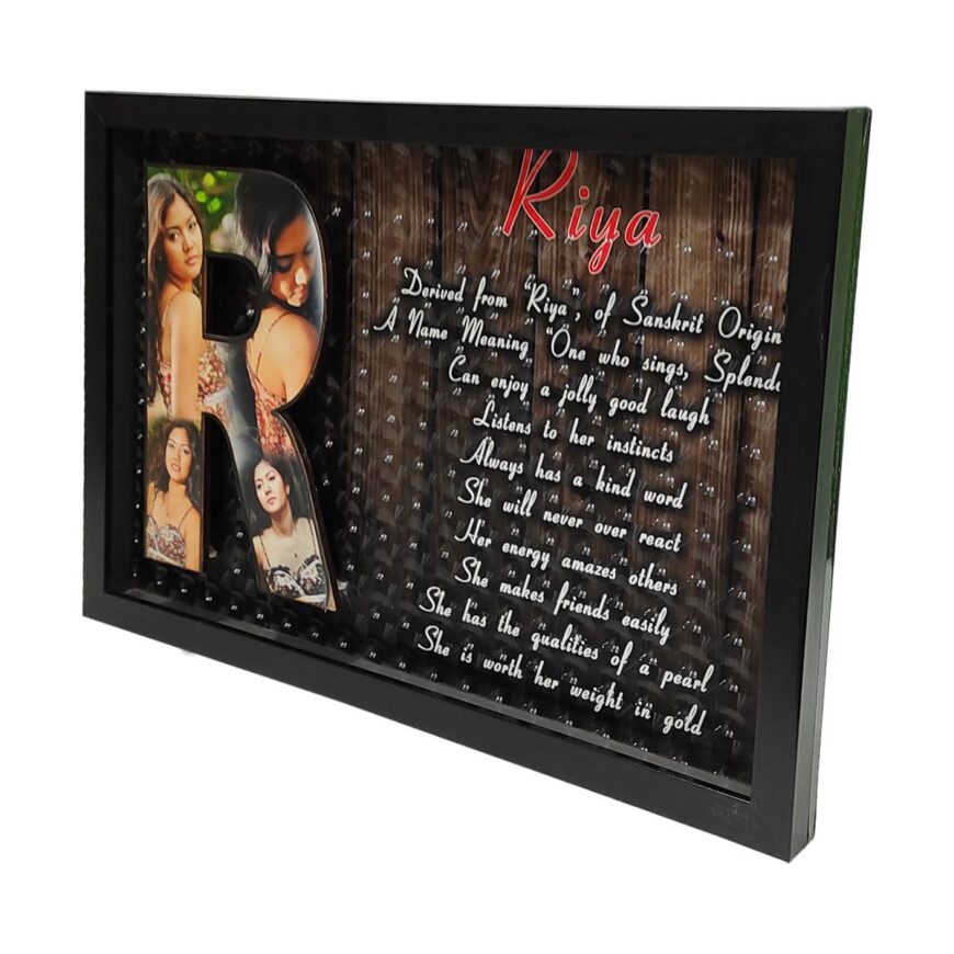 Alphabet Cutout With Frame Size 12x18 Inches , Birthday, Anniversary, etc. - Image 4