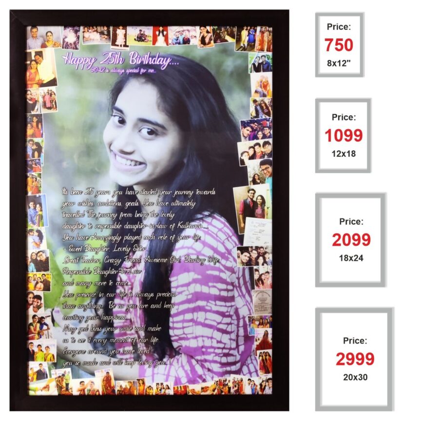 Customized Photo Collage Size 20x30 Inches - Image 2