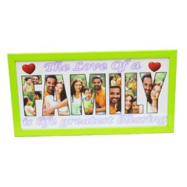 Wooden Single Alphabets Led Night Lamp Letter Cutout Night Lamp with Photos 12x24 Inches