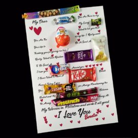 Friendship Letter with Chocolates